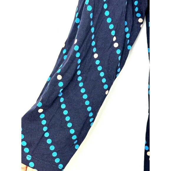 Boden Cressida Faux Wrap Dress Sz 6R Blue Elastic Waist Pockets Modal Cotton E2 - Picture 8 of 11